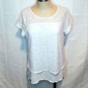 The Limited White Layered Top Size Small
